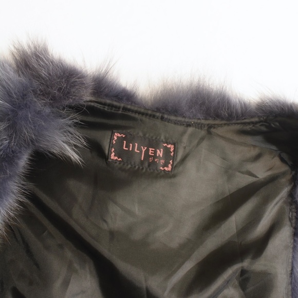 Lilyen 100% Fox Fur Tie-Front Vest - Picture 3 of 8